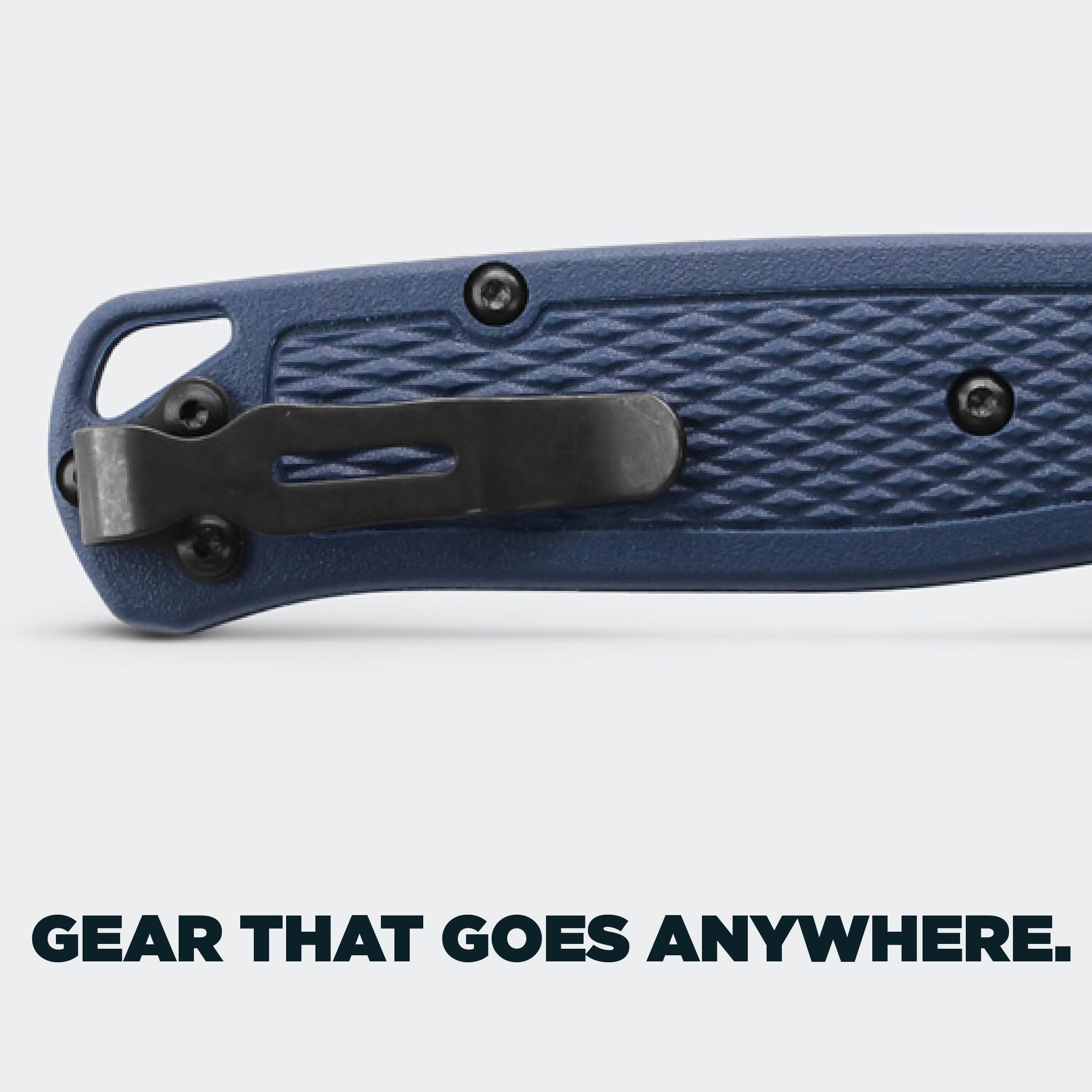 Benchmade - Bugout Outdoor EDC Folding Knife, Slim, Lightweight, Plain Edge, Drop-Point Blade, CPM-S30V Stainless Steel (58-60HRC), Grivory Handle (535FE-05) - Image 4