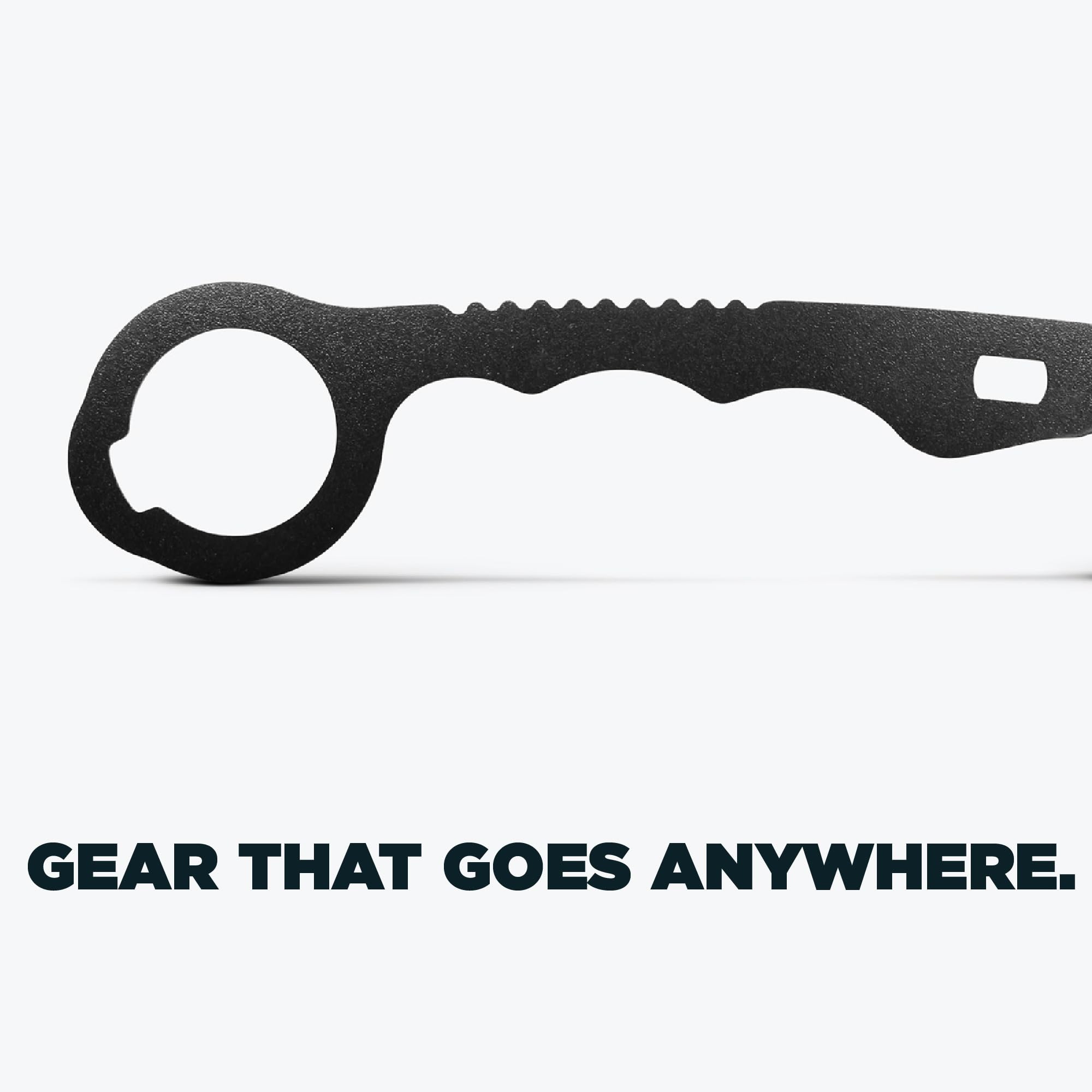 Benchmade - Hook Safety Cutter and O2 Wrench for Rescue and Tactical Use with Black 440C Handle (8 BLKWMED) - Image 4